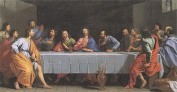 Philippe de Champaigne La Petite Cene (The Last Supper) (san 05)